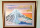 夕映の富士